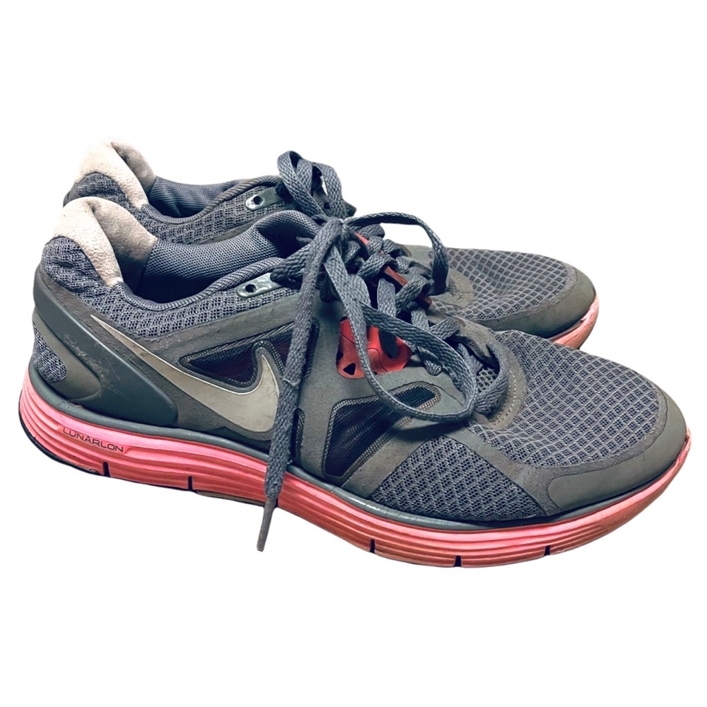 Nike Lunarglide 3 Womens Sneakers Gray Pink 7